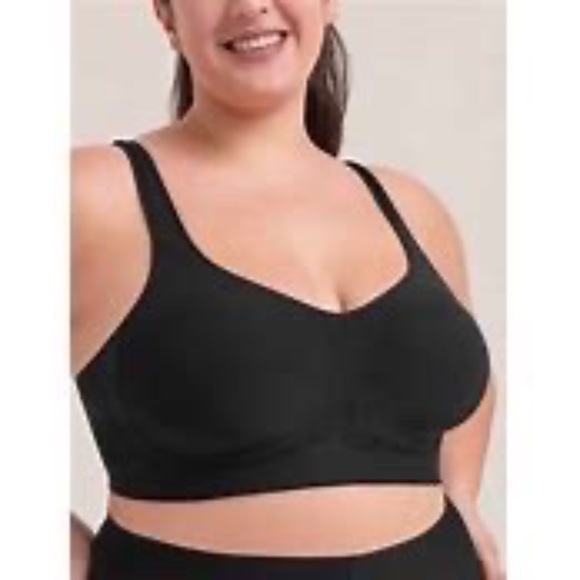 Truekind® Daily Comfort Wireless Shaper Bra  Black 2X - Picture 4 of 7